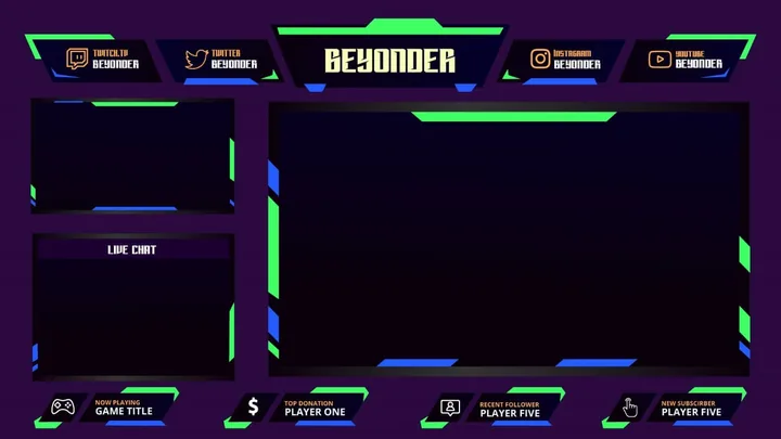 retro twitch overlay