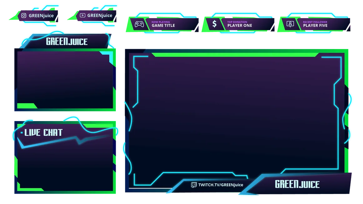 green overlay twitch