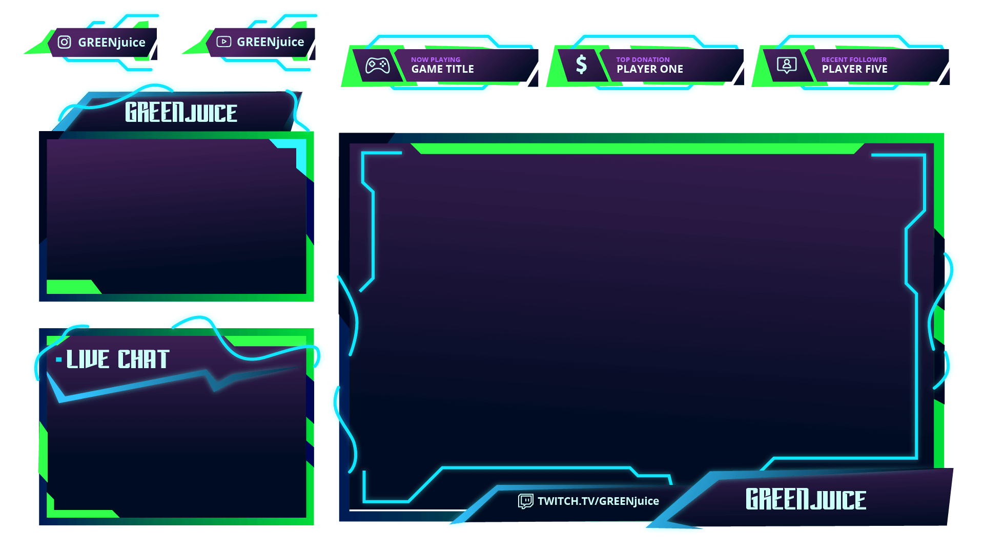 green overlay twitch