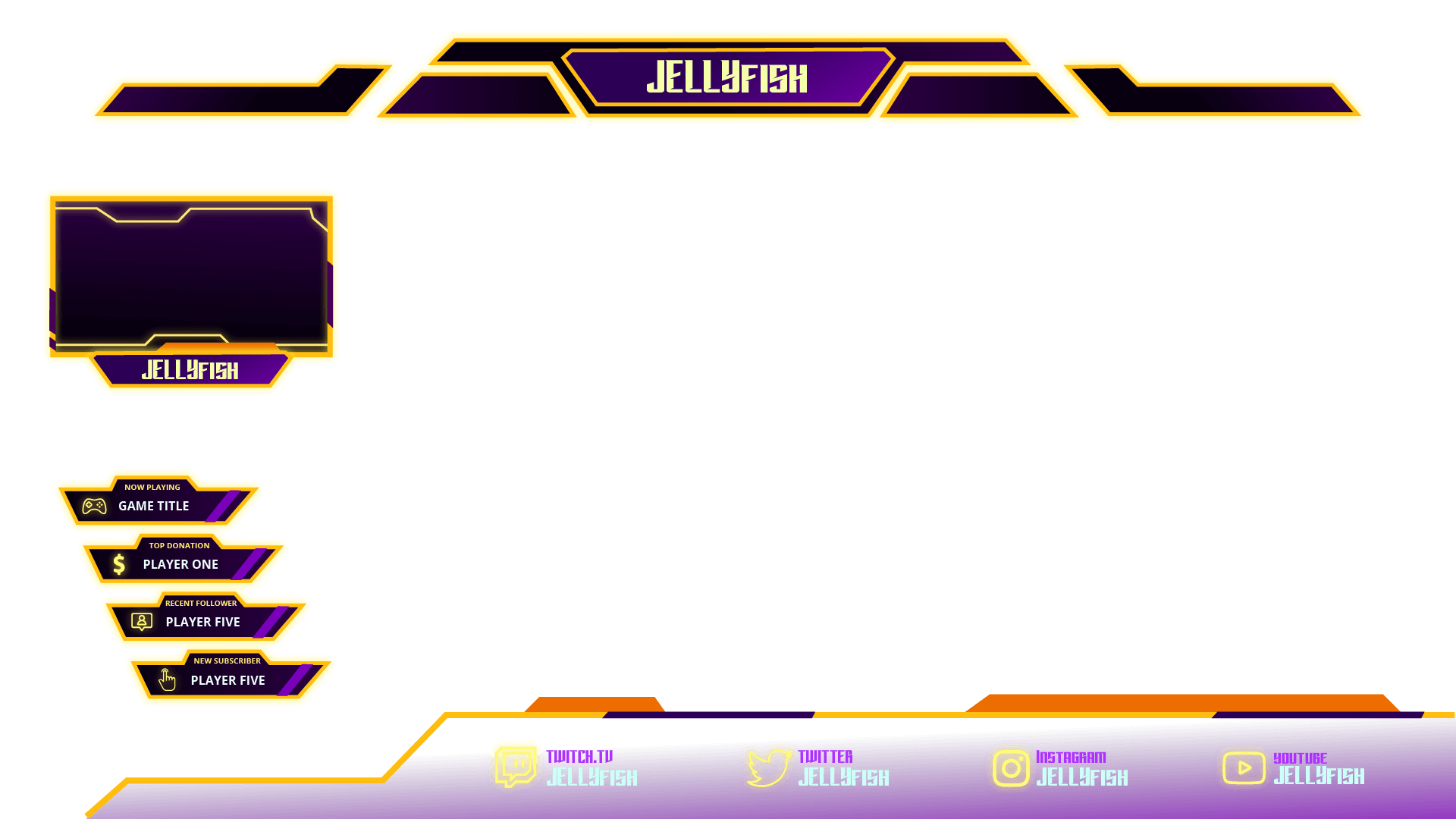 Twitch Overlay Design – Jelly