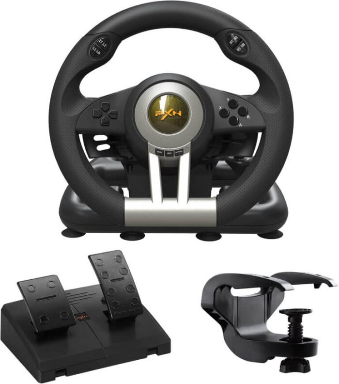 PXN V3 PRO Gaming Steering Wheel and Pedals